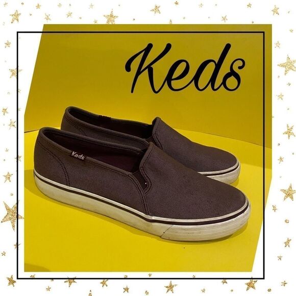 Keds Burgandy Canvas Women’s Loafers 8.5 - Picture 1 of 6